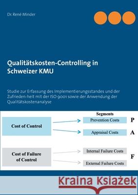 Qualitätskosten-Controlling in Schweizer KMU: Studie zur Erfassung des Implementierungsstandes und der Zufrieden-heit mit der ISO 9001 sowie der Anwen Minder, René 9783751916172 Books on Demand - książka