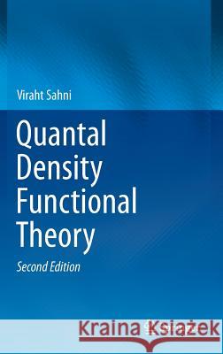 Quantal Density Functional Theory Viraht Sahni 9783662498408 Springer - książka