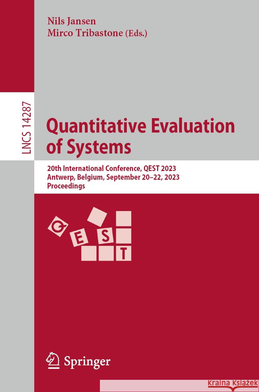 Quantitative Evaluation of Systems  9783031438349 Springer Nature Switzerland - książka