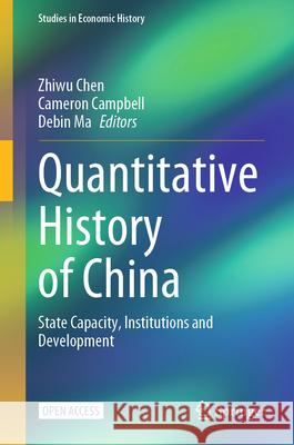 Quantitative History of China  9789819682713 Springer - książka