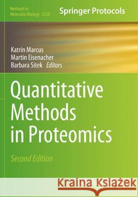 Quantitative Methods in Proteomics  9781071610268 Springer US - książka