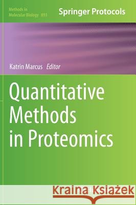 Quantitative Methods in Proteomics Katrin Marcus 9781617798849 Humana Press - książka