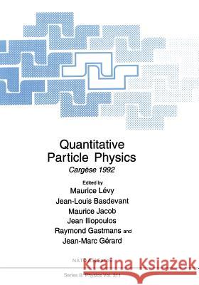 Quantitative Particle Physics: Cargèse 1992 Lévy, Maurice 9781461362791 Springer - książka