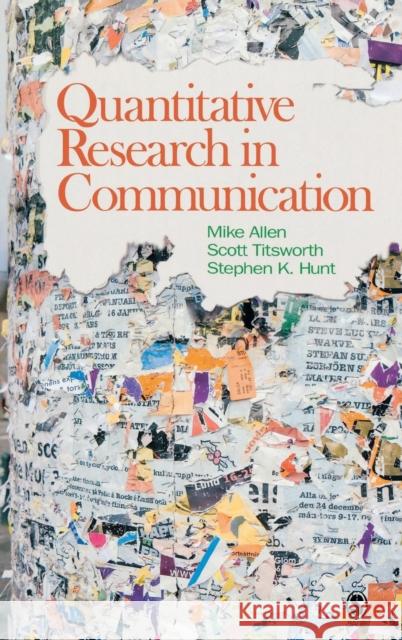 Quantitative Research in Communication Mike Allen 9781412956956 Sage - książka