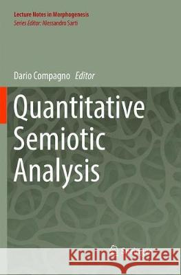 Quantitative Semiotic Analysis Dario Compagno 9783319871172 Springer International Publishing AG - książka