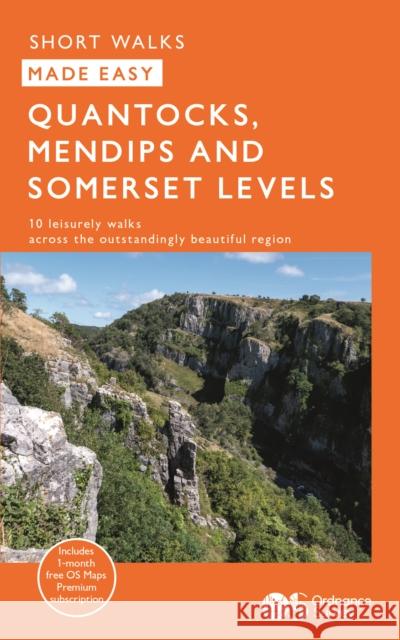 Quantocks, Mendips and Somerset Levels  9780319092934 Ordnance Survey - książka