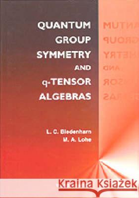 Quantum Group Symmetry and q-Tensor Algebras  9789810223311 World Scientific Publishing Co Pte Ltd - książka