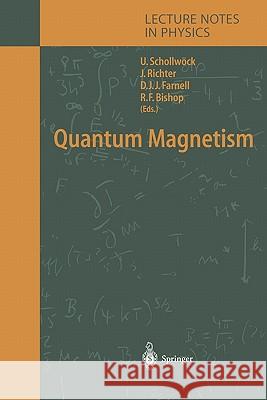 Quantum Magnetism Ulrich Schollwöck, Johannes Richter, Damian J.J. Farnell, Raymond F. Bishop 9783642059766 Springer-Verlag Berlin and Heidelberg GmbH &  - książka