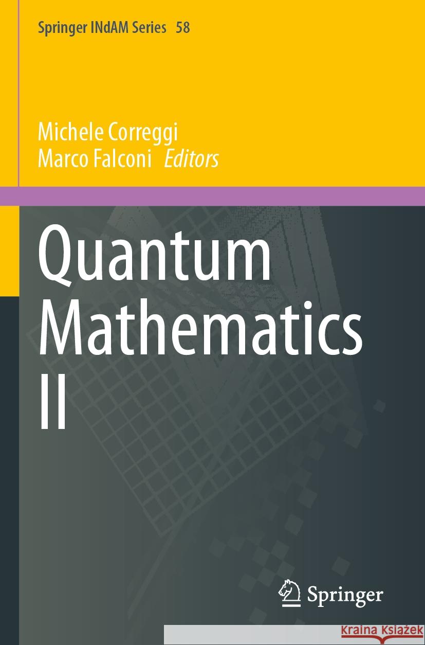 Quantum Mathematics II  9789819958863 Springer Nature Singapore - książka