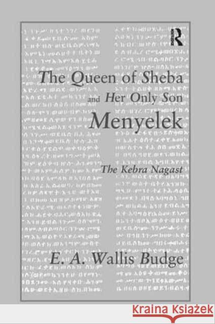 Queen of Sheba Budge 9781138997011 Routledge - książka