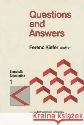 Questions and Answers F. Kiefer   9789400970182 Springer - książka