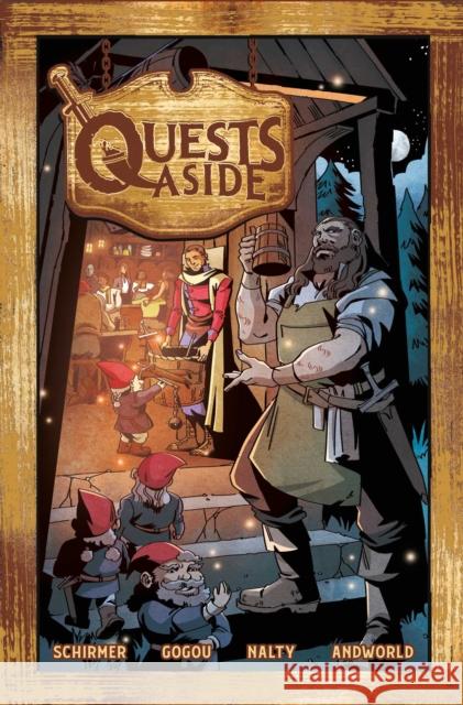 Quests Aside Vol. 1: Adventurers Anonymous Brian Schirmer Elena Gogou Adrian F. Wassel 9781638491576 Vault Comics - książka