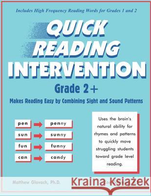 Quick Reading Intervention Grade 2+ Zoe Gillespi Matthew Glavac 9781977068361 Independently Published - książka