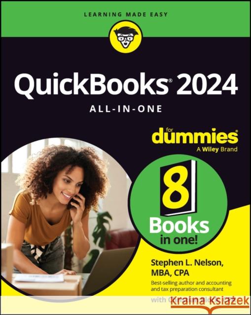 QuickBooks 2024 All-in-One For Dummies Stephen L. Nelson 9781394206353 For Dummies - książka