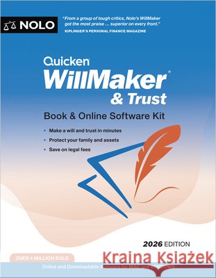 Quicken Willmaker & Trust 2025: Book & Online Software Kit  9781413332940 NOLO - książka