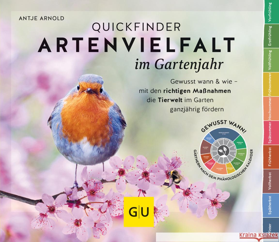 Quickfinder Artenvielfalt im Gartenjahr Arnold, Antje 9783833880575 Gräfe & Unzer - książka