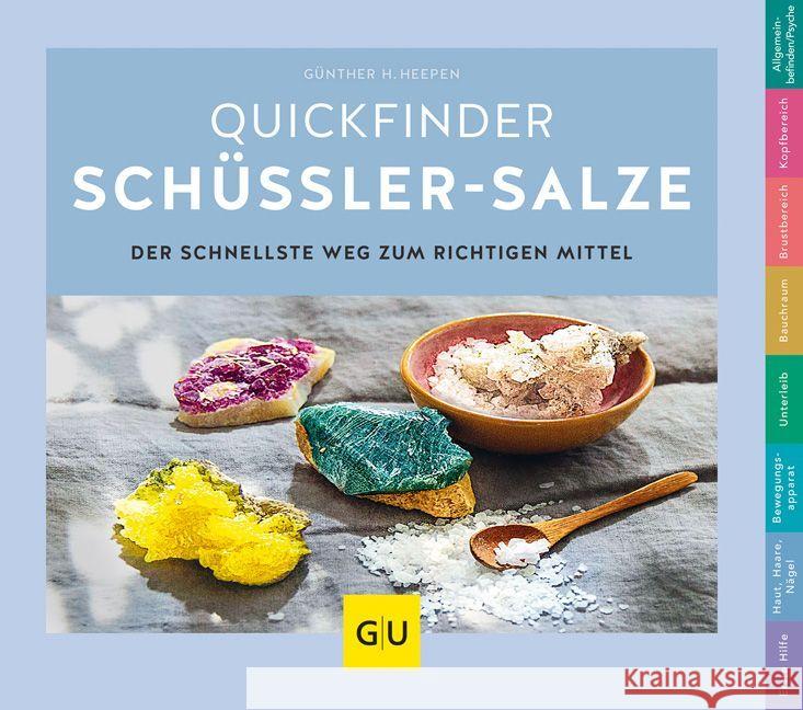 Quickfinder Schüßler-Salze : Der schnellste Weg zum richtigen Mittel Heepen, Günther H. 9783833865138 Gräfe & Unzer - książka