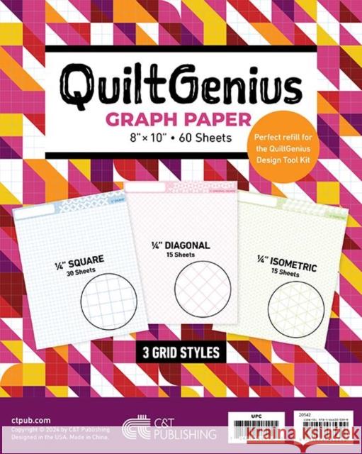 QuiltGenius Graph Paper C&T Publishing 9781644035399 C & T Publishing - książka