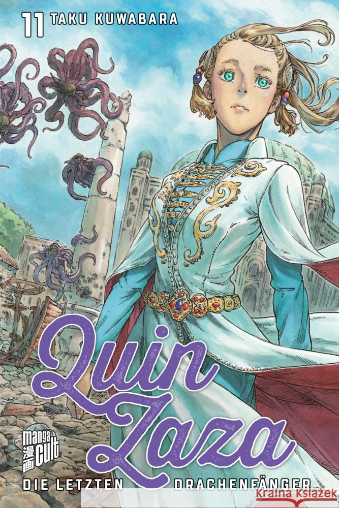 Quin Zaza - Die letzten Drachenfänger 11 Kuwabara, Taku 9783964336392 Manga Cult - książka