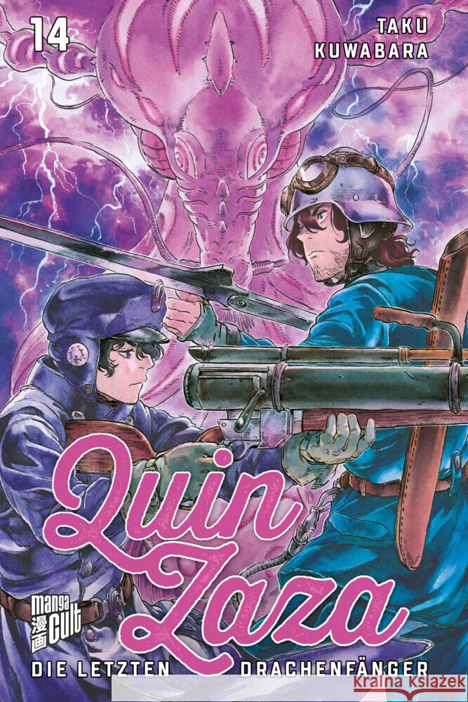 Quin Zaza - Die letzten Drachenfänger 14 Kuwabara, Taku 9783964338457 Manga Cult - książka