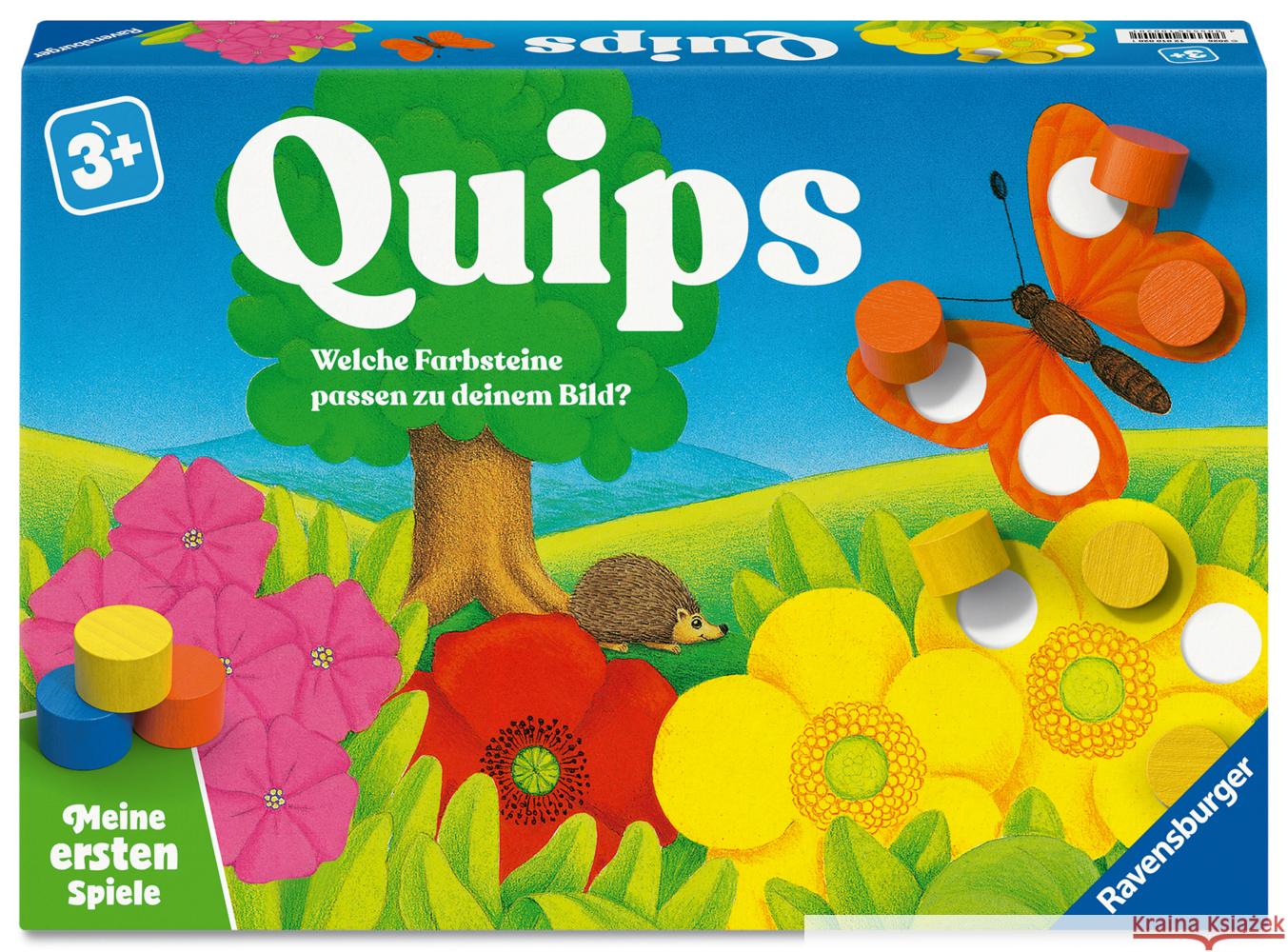Quips - Kinderspiel ab 3 Jahre Theora Design 4005555100201 Ravensburger Verlag - książka