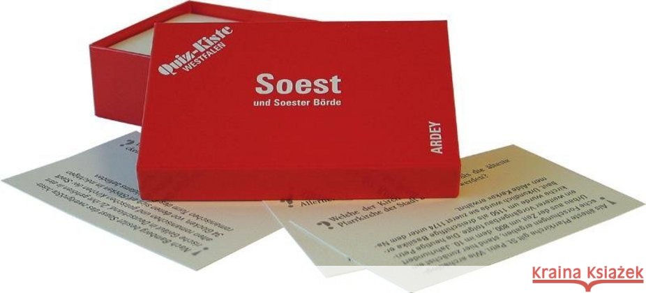 Quiz-Kiste Westfalen, Soest und Soester Börde (Spiel) : 99 Fragen und Antworten  9783870233587 Ardey-Verlag - książka