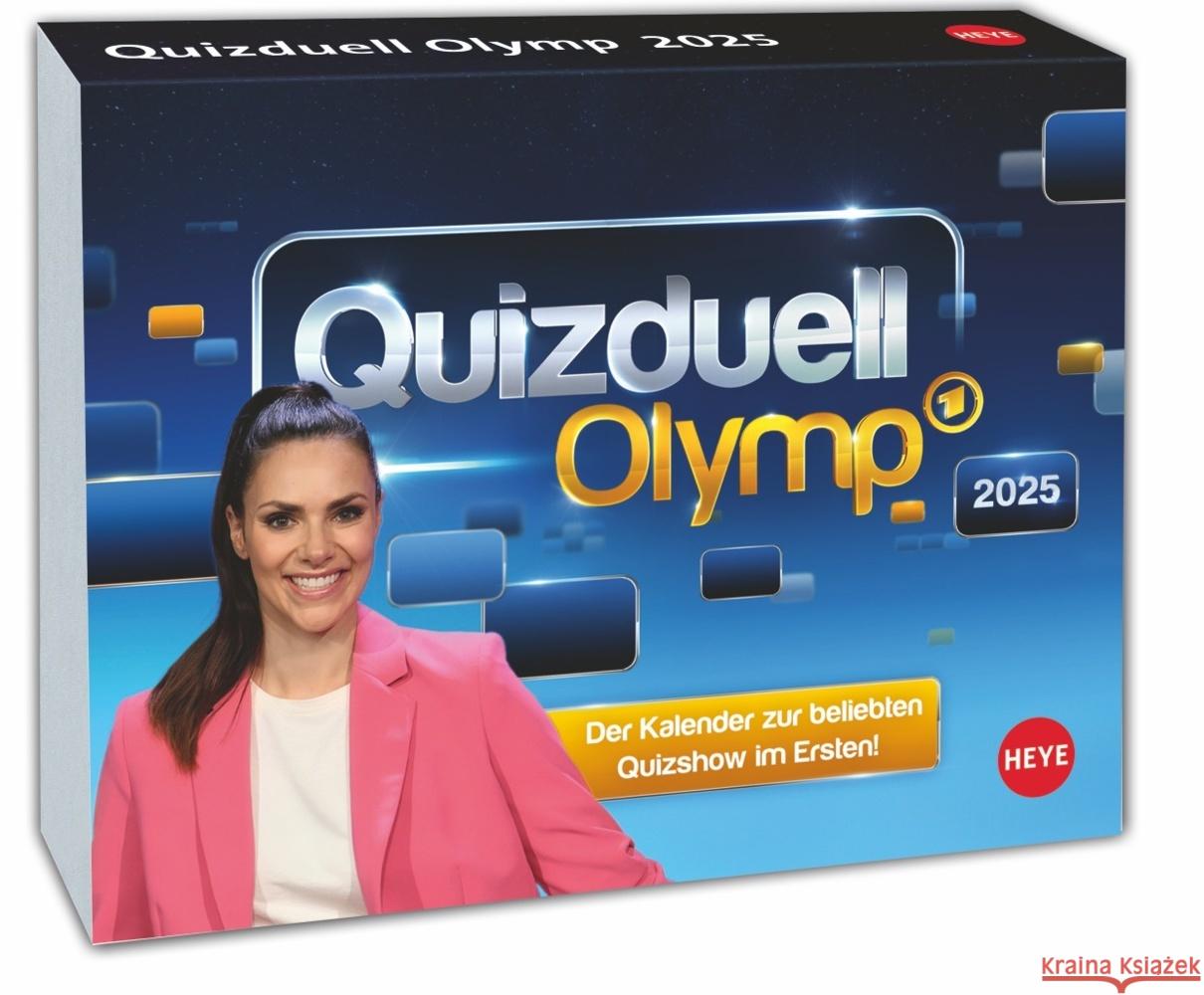 Quizduell Olymp Tagesabreißkalender 2025  9783756408900 Heye - książka