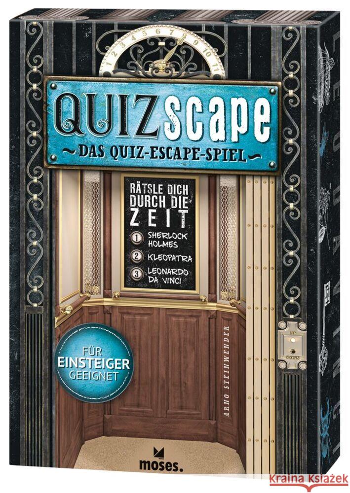 QUIZscape (Spiel) Steinwender, Arno 4033477903730 moses. Verlag - książka