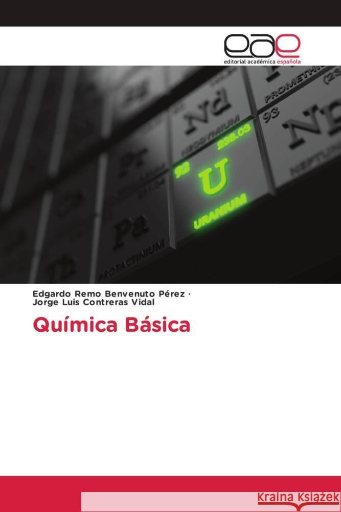 Química Básica Benvenuto Pérez, Edgardo Remo, Contreras Vidal, Jorge Luis 9786203888508 Editorial Académica Española - książka