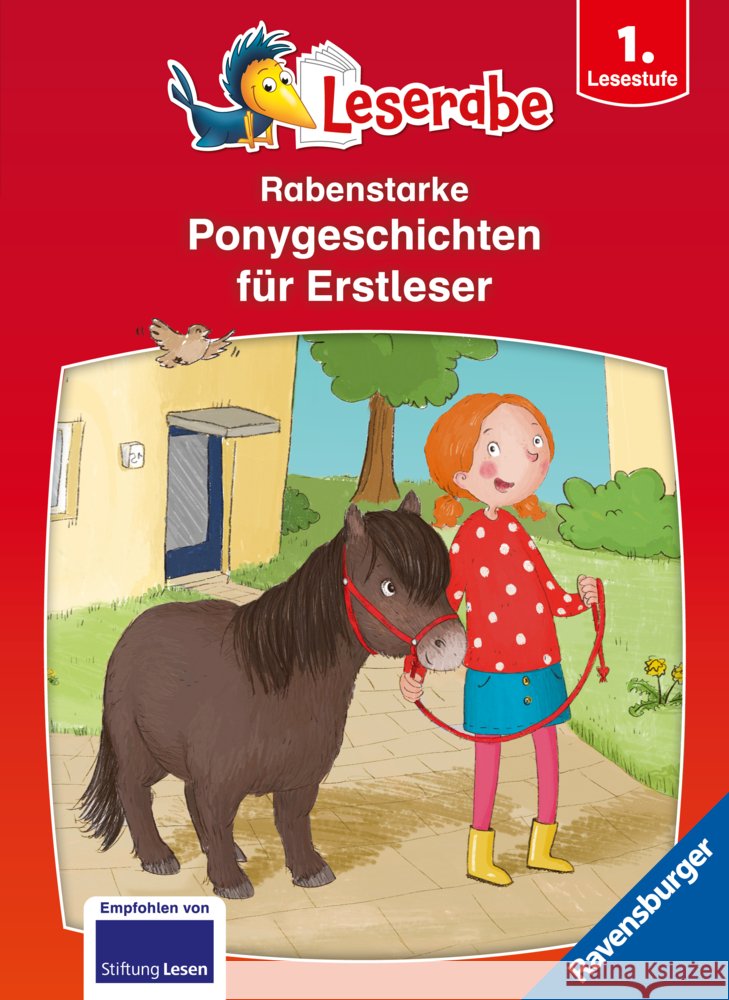 Rabenstarke Ponygeschichten für Erstleser - Leserabe ab 1. Klasse - Erstlesebuch für Kinder ab 6 Jahren Breitenöder, Julia, Reider, Katja 9783473462728 Ravensburger Verlag - książka