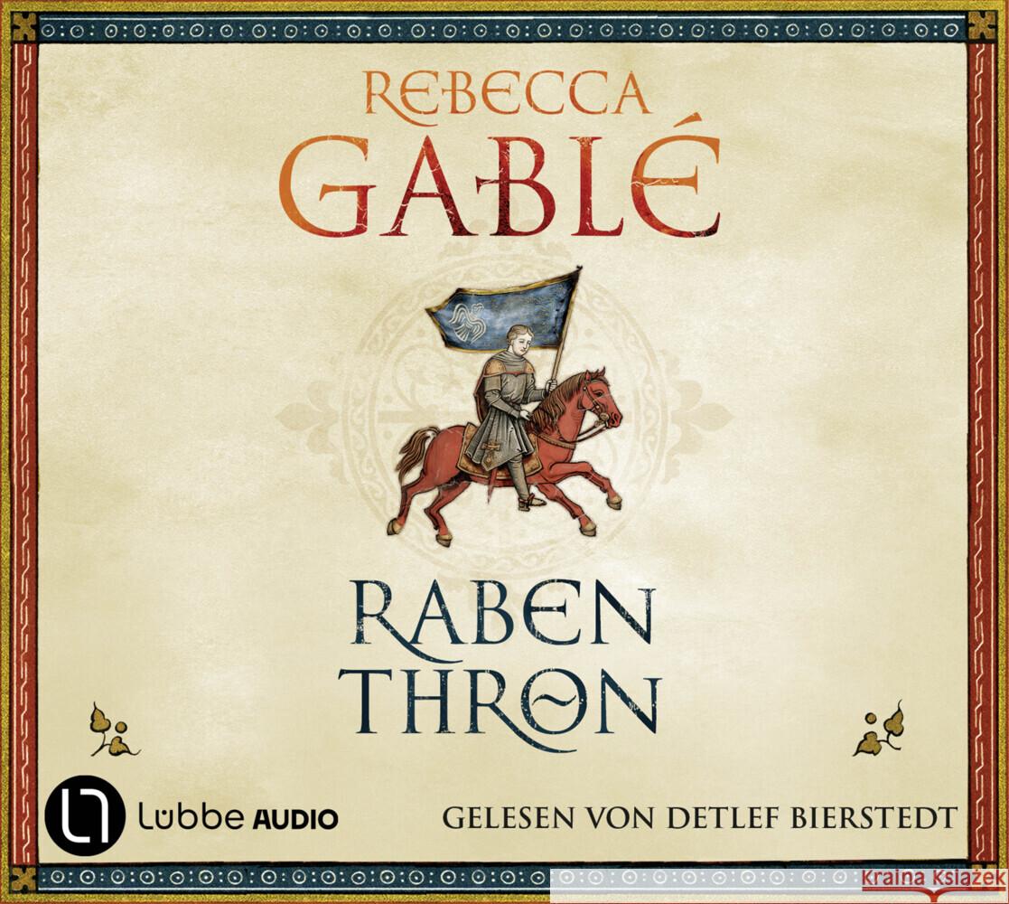 Rabenthron, 12 Audio-CD Gablé, Rebecca 9783785787403 Bastei Lübbe - książka
