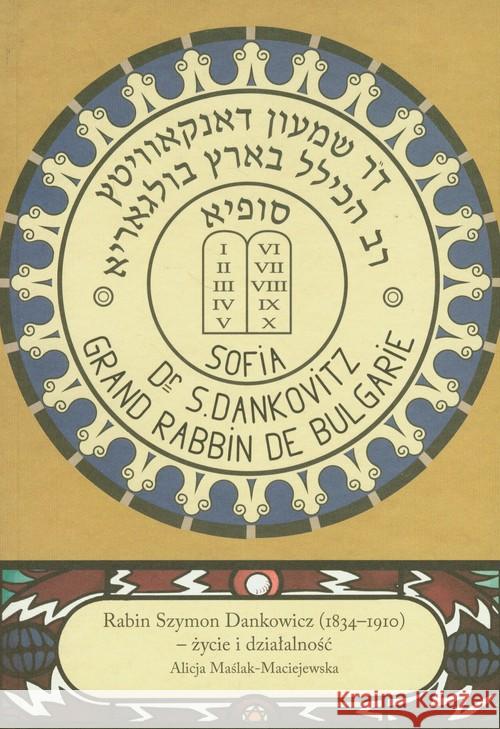 Rabin Szymon Dankowicz 1834-1910 Maślak-Maciejewska Alicja 9788378660644 Austeria - książka
