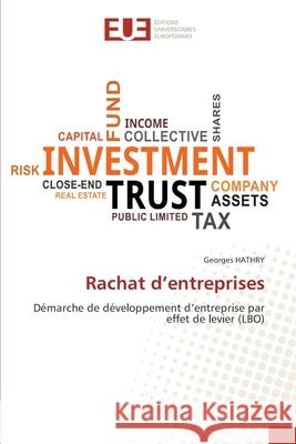 Rachat d'entreprises HATHRY, Georges 9786209024061 Éditions universitaires européennes - książka