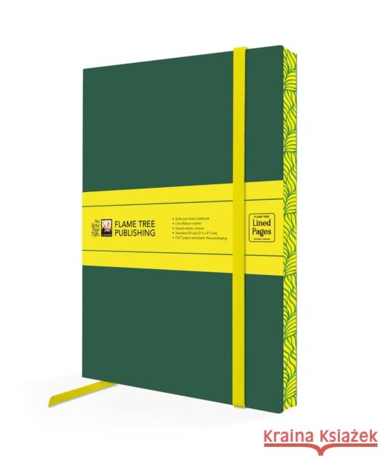 Racing Green Artisan Paperback Notebook Flame Tree Studio 9781835627495 Flame Tree Gift - książka