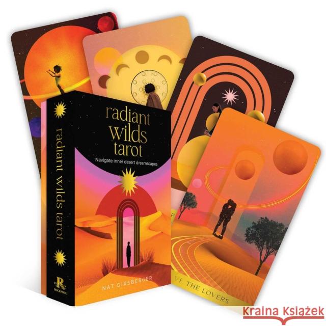 Radiant Wilds Tarot: Navigate Inner Desert Dreamscapes (78 Full-Color Cards and 128-Page Guidebook) Girsberger, Nat 9781922579058 Rockpool Publishing - książka