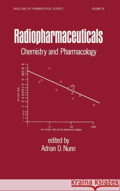 Radiopharmaceuticals: Chemistry and Pharmacology Nunn, Adraind 9780824786243 Marcel Dekker - książka