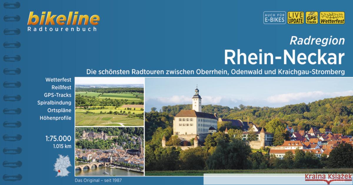 Radregion Rhein-Neckar  9783711101099 Esterbauer - książka