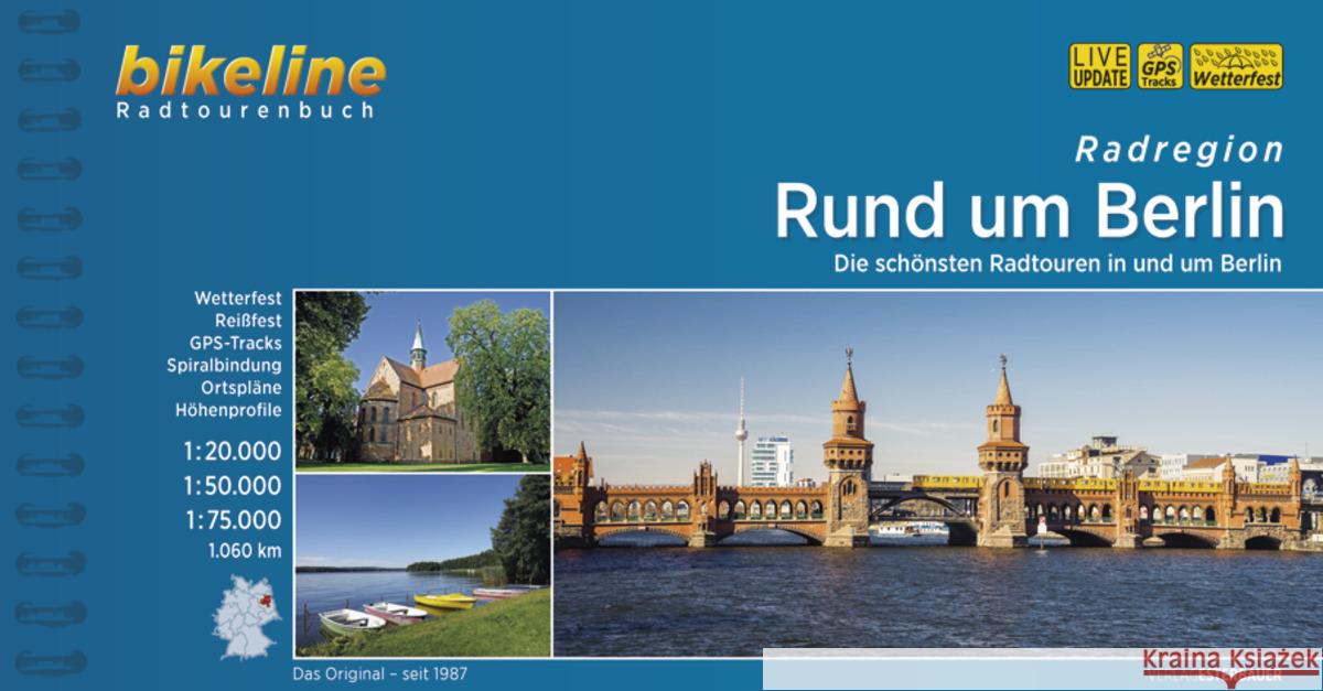 Radregion Rund um Berlin  9783850008846 Esterbauer - książka