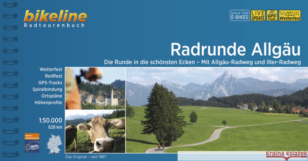 RadRunde Allgäu  9783711100559 Esterbauer - książka