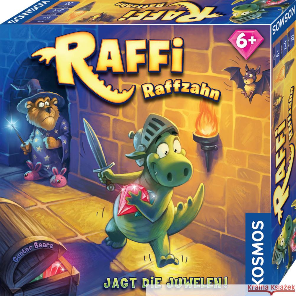 Raffi Raffzahn (Kinderspiel) Baars, Gunter 4002051681036 Kosmos Spiele - książka