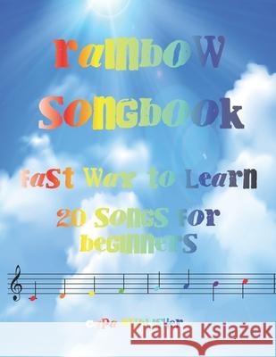 Rainbook Songbook: Fast way to learn 20 Songs for Beginners Capafons, Joan 9798703567326 Independently published - książka