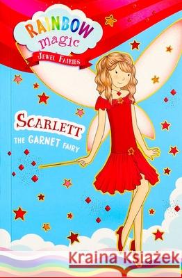 Rainbow Magic Jewel Fairies #2: Scarlett the Garnet Fairy Daisy Meadows Georgie Ripper 9781667210360 Silver Dolphin Books - książka