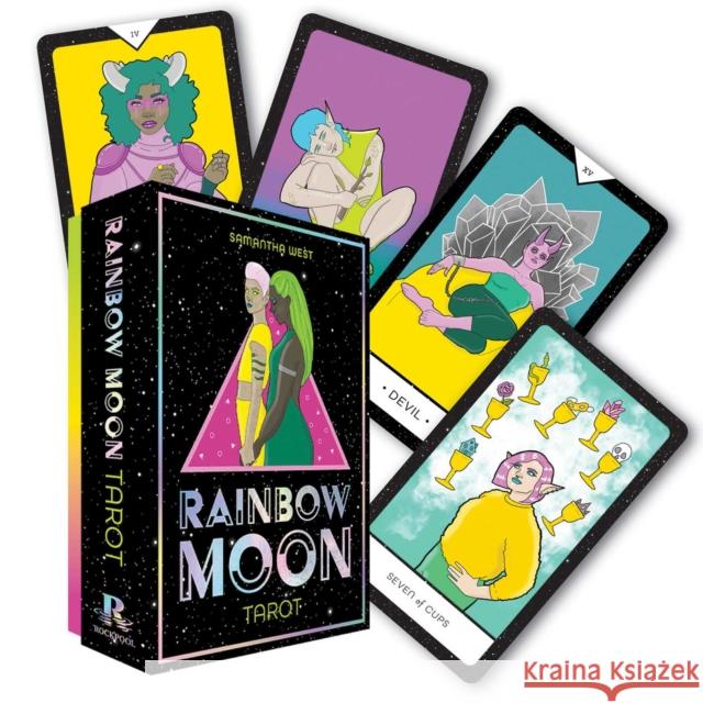 Rainbow Moon Tarot Sam Rook 9781925946819 Rockpool Publishing - książka