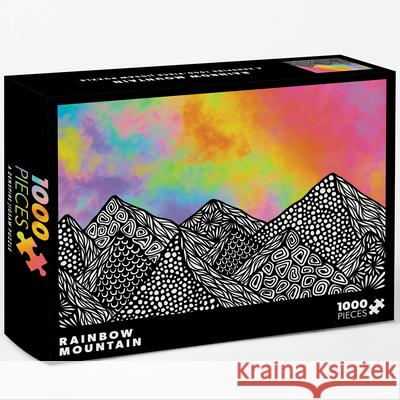 Rainbow Mountain: A Zenspire 1000-Piece Puzzle for Adults Brita Lynn Thompson 9781950968640 Blue Star Press - książka