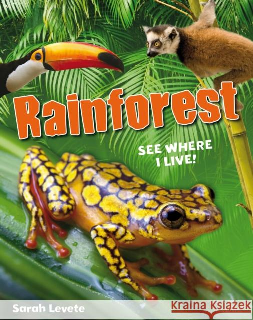 Rainforest See Where I Live!: Age 6-7, below average readers Sarah Levete 9781408133675 Bloomsbury Publishing PLC - książka
