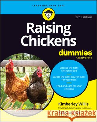Raising Chickens for Dummies Kimberley Willis Robert T. Ludlow 9781394402144 For Dummies - książka