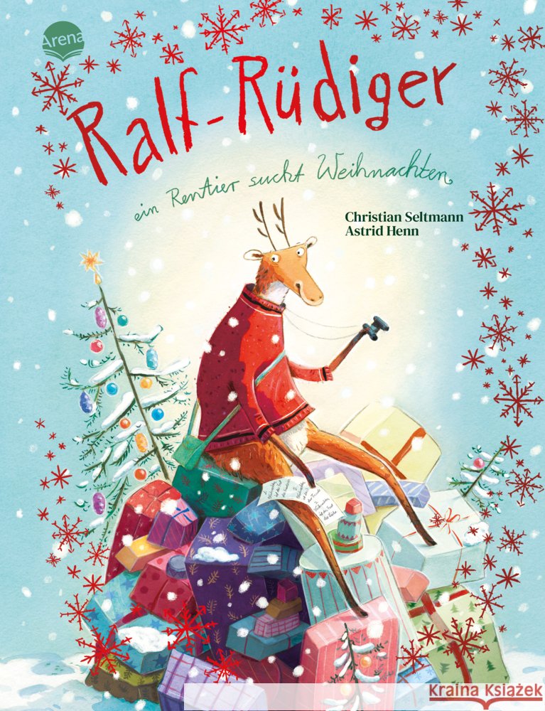 Ralf-Rüdiger. Ein Rentier sucht Weihnachten Seltmann, Christian 9783401721545 Arena - książka