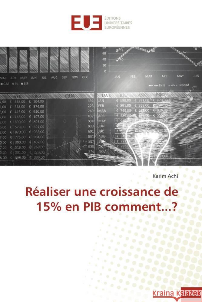 Réaliser une croissance de 15% en PIB comment...? Achi, Karim 9786202547376 Éditions universitaires européennes - książka