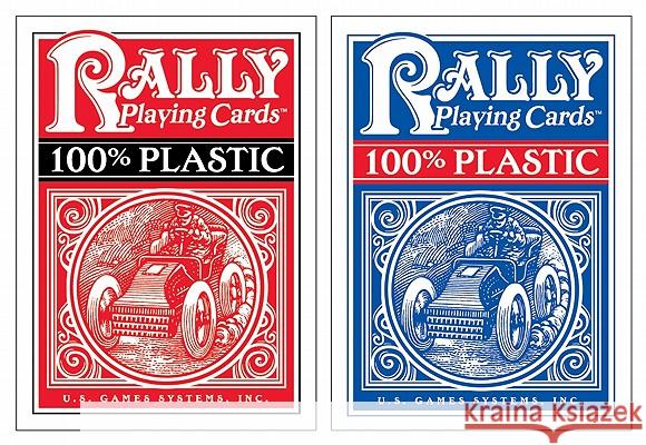 Rally Playing Cards 100% Plastic U. S. Games Systems 9781572815124 U.S. Games Systems - książka