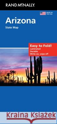 Rand McNally Easy to Fold: Arizona State Laminated Map Rand McNally 9780528027826 Rand McNally - książka